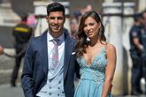 Marco Asensio en Sandra Garal ©Getty Images