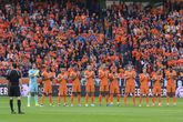 Nederlands elftal in Groningen ©ANP