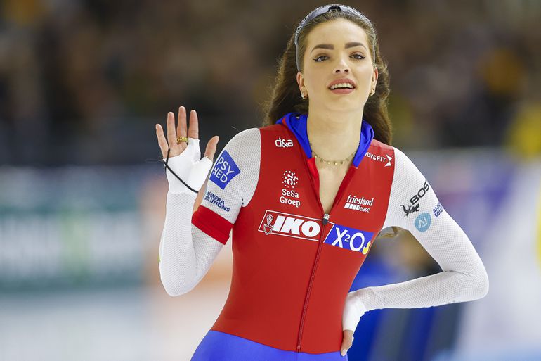 Schaatsster Pien Hersman deelt bijzondere details over relatie met topsporter: 'Dat maakt het nog leuker'