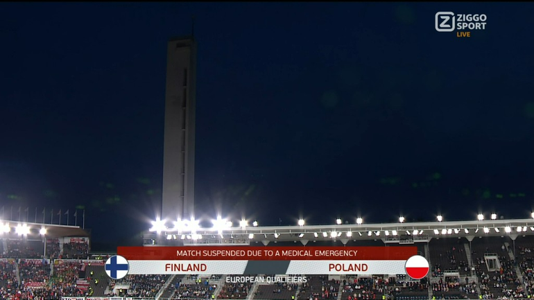 Noodsituatie legt Finland - Polen in zelfde WK-groep als Oranje ellenlang stil, iedereen in onzekerheid