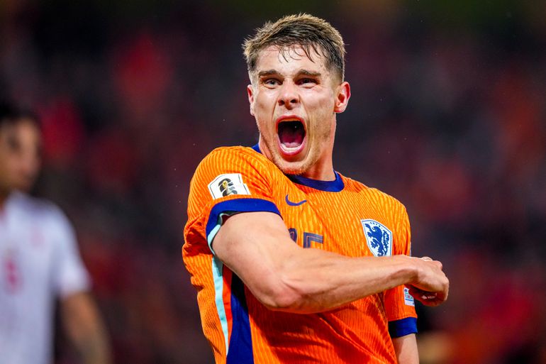 Oranje-speler Micky van de Ven in de zevende hemel na bijzonder moment in Groningen: 'Die pakken ze mij niet meer af'