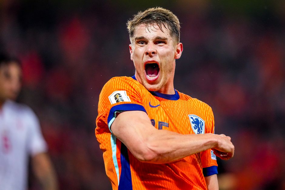 Oranje-speler Micky van de Ven in de zevende hemel na bijzonder moment in Groningen: 'Die pakken ze mij niet meer af'
