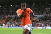 Quincy Promes tijdens de vorige Nederland - Engeland. © Getty Images
