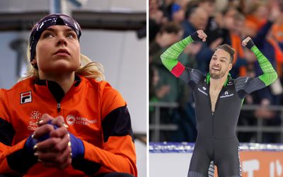 Kjeld Nuis kan weer regen aan 06-nummers van vrouwen verwachten, maar stelt vriendin Joy Beune gerust