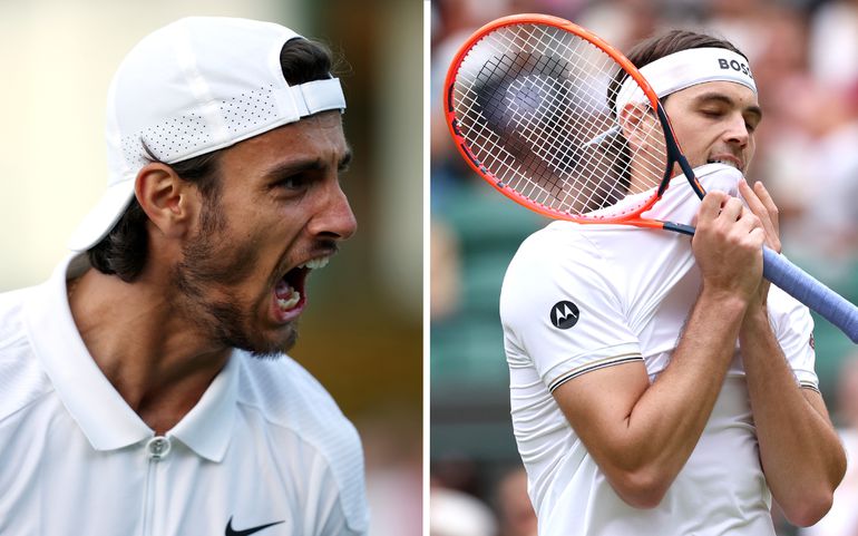 Lorenzo Musetti maakt op Wimbledon na incident einde aan sprookje Taylor Fritz én zijn beroemde vriendin