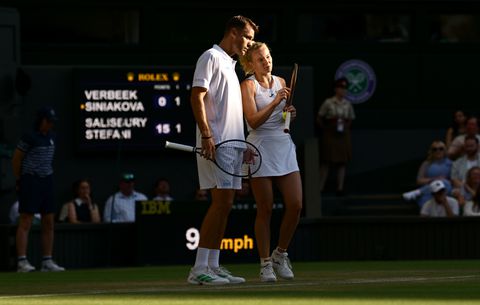 Nederlandse tennisser Sem Verbeek boekt met partner historische zege op Wimbledon