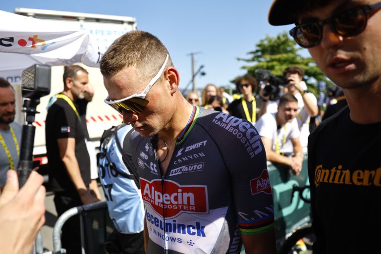 Mathieu van der Poel komt met verrassende reactie na heroveren gele trui in Tour de France