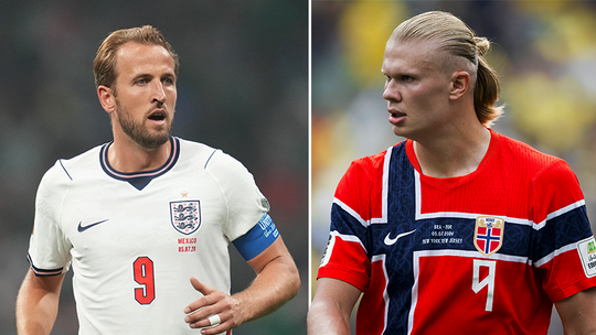 Lastig dilemma op WK voetbal: Harry Kane (Engeland) of Erling Haaland (Noorwegen)?