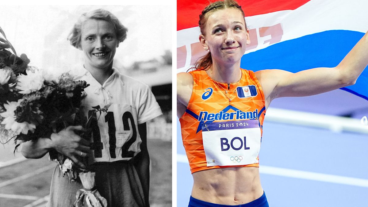 Femke Bol heeft evenveel olympische medailles als atletieklegende Fanny Blankers-Koen