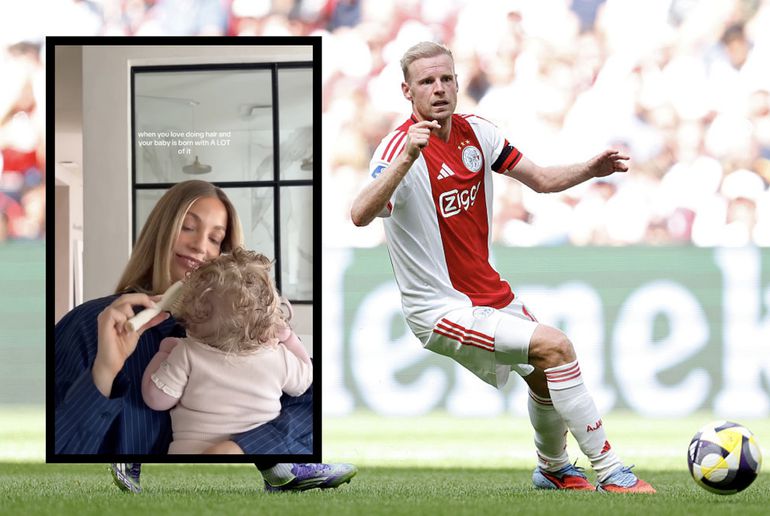 Laura Benschop (vrouw Davy Klaassen) is dolbij met bijzondere eigenschap dochter: 'Ze is ermee geboren'