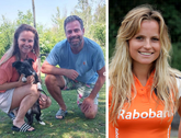 Fatima Moreira de Melo als hockeyster en met haar partner Raemon Sluiter © Instagram, Pro Shots
