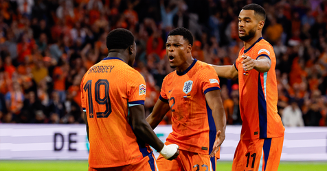 Oranje dankt krachtpatser Brian Brobbey voor spectaculair gelijkspel tegen Duitsland