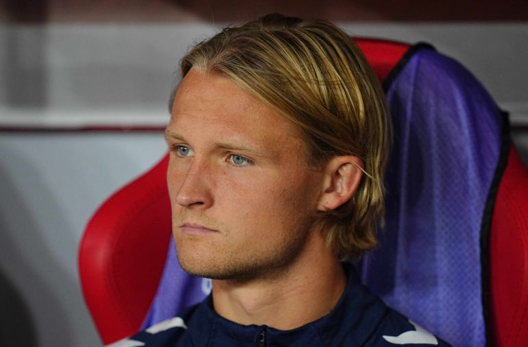 Nieuwe aanwinst Kasper Dolberg bij Ajax herenigd met teamgenoot: 'Hij stuurde mij een berichtje'