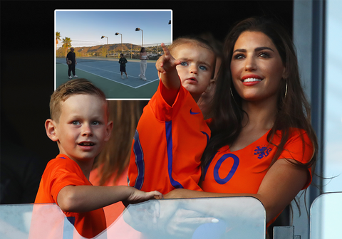 Wesley Sneijder en Yolanthe Cabau verrassen zoon met emotionele hereniging: 'We moesten eerst doen alsof'