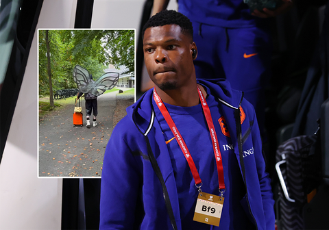 Denzel Dumfries verwelkomt 'nieuwe aanwinst' bij Oranje: 'Gelijk de beste outfit'