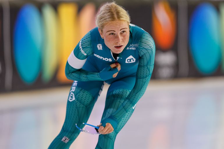 Marijke Groenewoud genoot van steun in Thialf na moeilijke week: 'Dan doe je het echt samen'