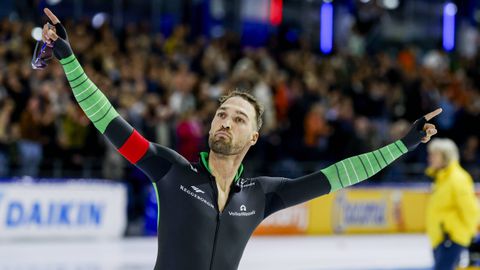 Topschaatser Kjeld Nuis (36) speelt 'psychologisch spel': 'Ik zou dat zelf niet doen'