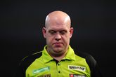 Michael van Gerwen ziet een herhaling van vorig WK niet zitten. 'Dan zou ik mezelf wel voor m'n kop kunnen schieten'. ©Getty Images