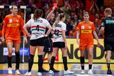 Hongarije werd tegen Nederland gestraft door de scheidsrechter op het WK handbal. © Pro Shots