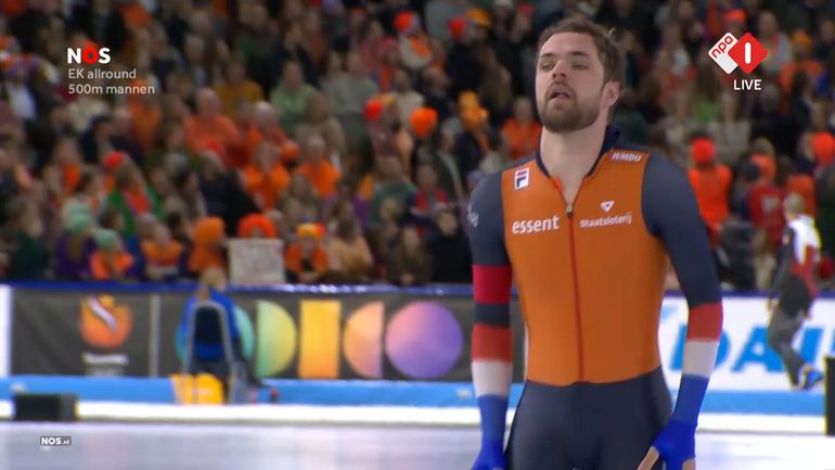 Groot drama voor topschaatser Chris Huizinga op EK allround: 'Ik baal heel erg van mezelf'