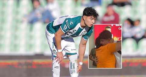 Feyenoord-aanwinst (18) neemt in tranen afscheid van zijn familie bij vertrek uit Mexico