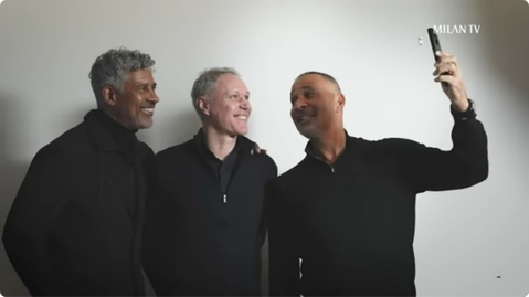 Oud-topvoetballer Marco van Basten keihard uitgelachen door vrienden Ruud Gullit en Frank Rijkaard