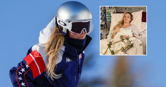 Skilegende Lindsey Vonn (41) deelt na derde operatie heftig beeld vanuit ziekenhuis: 'Ik weet dat het goed komt'