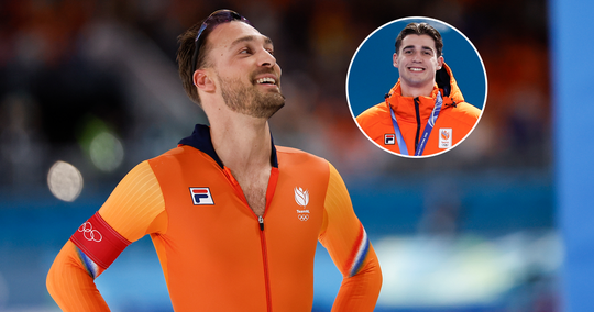 Kjeld Nuis vecht tegen tranen vanwege 'fenomenale' Jenning de Boo: 'Met deze jongens kan ik niet meer mee'