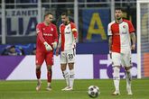 Champions League-wonder Feyenoord en Robin van Persie blijft uit: Inter maakt einde aan Europees sprookje