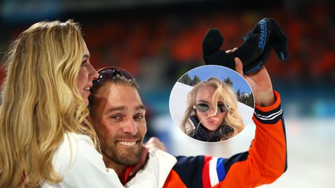 Topschaatsster Joy Beune krijgt complimenten van collega's: 'Ik ben ook wel heel erg grappig'