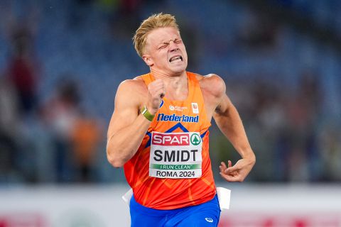 'Ik ging bijna out': uitgeputte Nick Smidt zag zwart voor z'n ogen in EK-finale 400 meter horden