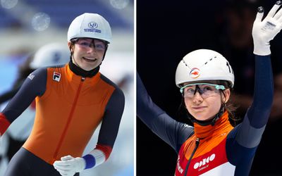 Jong duo zenuwachtig voor eerste dag bij schaatsteam Jumbo: 'Het is maar de vraag hoe je wordt ontvangen'