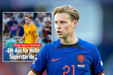 Buitenlandse media over blessure Frenkie de Jong en kritiek Ronald Koeman: 'Een verrassende sneer'