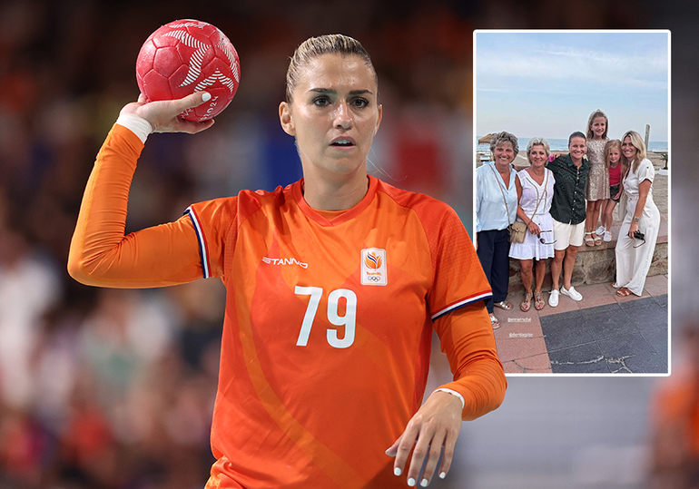 Tophandbalster Estavana Polman spot Oranje Leeuwin op familievakantie