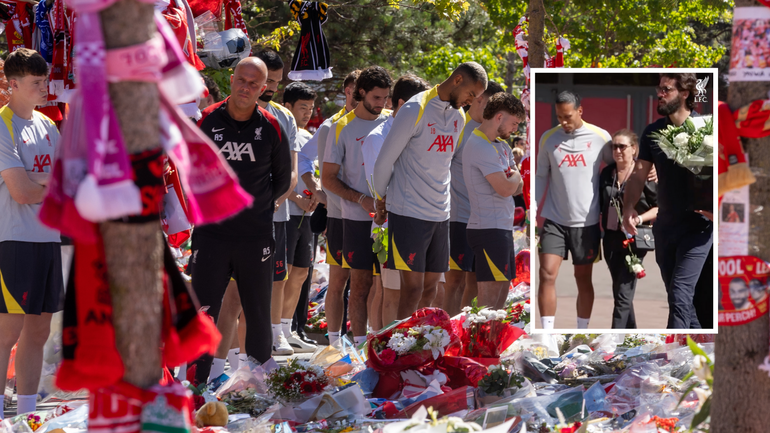Virgil van Dijk speelt bijzondere rol bij emotioneel eerbetoon voor Diogo Jota bij Anfield