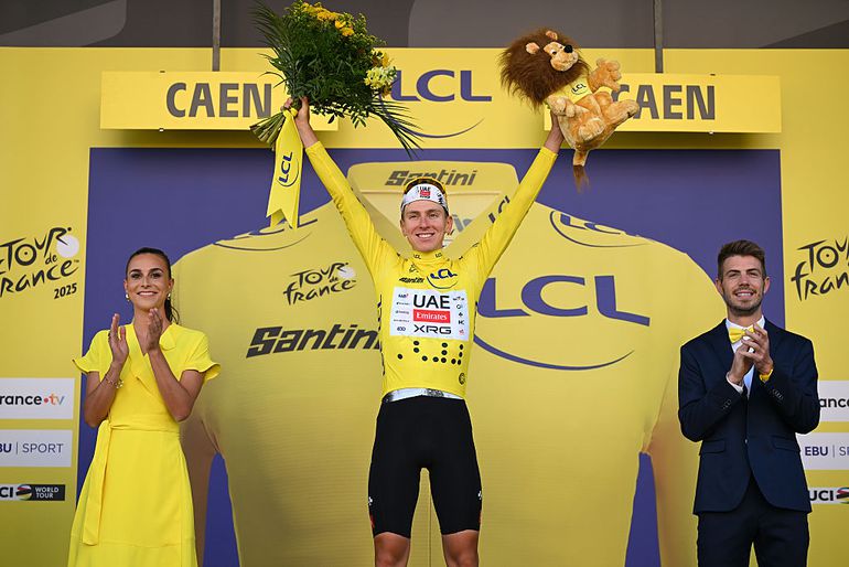 Klassementen Tour de France 2025 | Tadej Pogacar herovert gele trui van Mathieu van der Poel