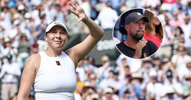 Innige omhelzing tussen finaliste Wimbledon en Nederlandse tenniscoach: 'Bedankt voor het vastleggen'