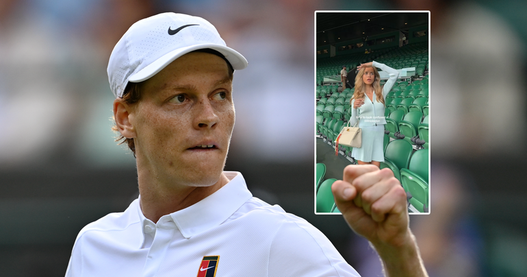 'Vriendin' toptennisster Jannik Sinner maakt tongen los op Wimbledon na eerdere relatie met Formule 1-coureur