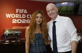 Shakira en Gianni Infantino ©Getty