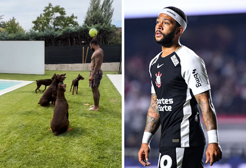 Bijzondere beelden van topvoetballer Memphis Depay roepen emoties op: 'Mis mijn kinderen'