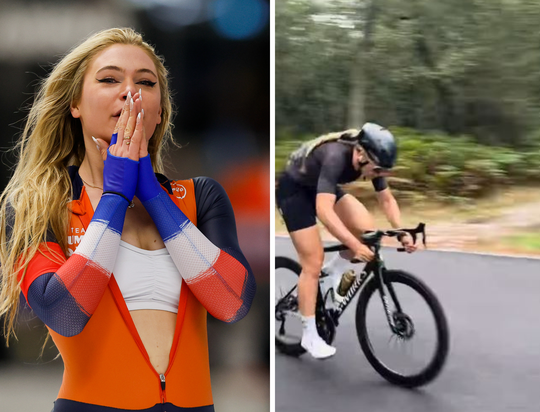 'Pak me dan als je kan': topschaatsster Jutta Leerdam daagt miljoenen volgers uit met flitsende beelden