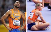 Terrence Agard herdenkt op 11 september zijn zware ongeluk. Lieke Klaver stuurt niks dan hartjes. ©Getty Images, beeldbewerking Sportnieuws.nl.