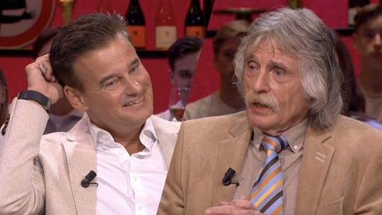 Wilfred Genee in Vandaag Inside diep door het stof, Johan Derksen gelooft zijn oren niet