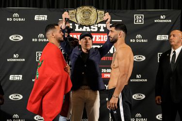 Tarik Khbabez slaat keihard toe in spectaculair titelgevecht met Bahram Rajabzadeh bij Glory 104