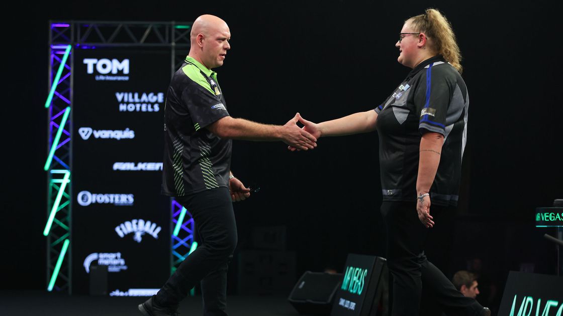 Verklaring voor 'rel' tussen Michael van Gerwen en Raymond van Barneveld: 'Het is een heel dun lijnt