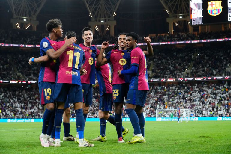 El Clásico heeft ook in Saoedi-Arabië alles: FC Barcelona droogt Real Madrid in galavoorstelling af