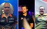 Dennie Olde Kalter, Maik Kuivenhoven en Marvin van Velzen zijn de Nederlandse tourkaartwinnaars op Q-School 2025. ©PDC Europe, beeldbewerking Sportnieuws.nl.