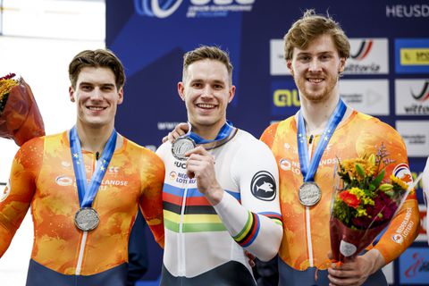 Glunderende jonkies laten veelvraat Harrie Lavreysen zelfs lachen om zilver: 'Heel bijzonder'