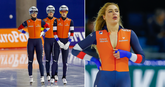 Jutta Leerdam doet mee aan de teamsprint. © Pro Shots