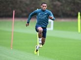 Jurriën Timber op het trainingsveld van Arsenal © Getty Images